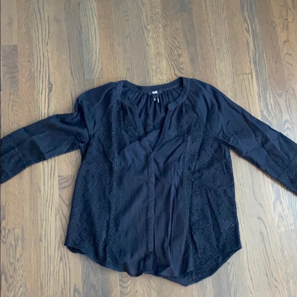 Paige blouse- flowy black size Medium